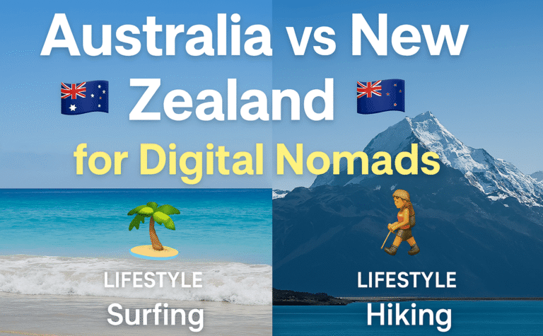 Australia 🇦🇺 vs. New Zealand 🇳🇿 for Digital Nomads