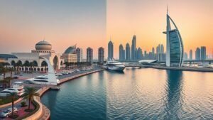 Read more about the article 🌍 Abu Dhabi vs Dubai for Digital Nomads – Which City is Better in 2025?